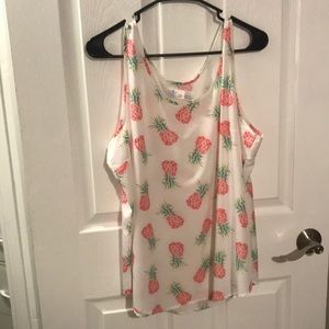 Pineapple Tank Top Sz:XL